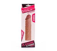 GUAINA FALLICA PROLUNGA PENE PER UOMO IN SILICONE REALISTICA CON VENE SEX TOY