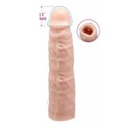 Guaina fallica prolunga per il pene indossabile estensore realistico dildo sex t