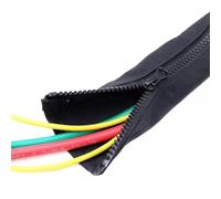 Guaina for cavi con cerniera da 50 mm | Guaina flessibile in nylon for cavi da 50 cm, organizer for cavi, gestione avvolgicavo e nascondicavo