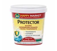 Guaina Impermeabilizzante Liquida Trasparente 750ml HM Protector - Impermeabilizzante per Terrazzi, Bagni, Muri, Balconi, Anti Infiltrazioni, Facile Applicazione