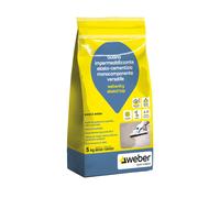 Guaina impermeabilizzante monocomponente fibrata Weber Dry Elasto 1 top 5kg