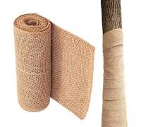 Guaina in cotone per l'inverno - tela di iuta naturale, antigelo, protezione per il tronco degli alberi per proteggere la corteccia, la protezione isolata degli alberi mantiene caldi piante e arbusti
