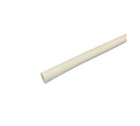 Guaina in fibra di vetro bianca ad alta temperatura - Tubo in fibra morbida intrecciata da 1-25 mm - Opzioni di lunghezza 1/5/10/20 m, 1 pz.(1.5MMx20M)