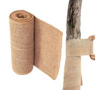 Guaina in Tela di Cotone - Copertura per Albero Invernale, per Corteccia danneggiata | Avvolgere Piante, Protezione degli Alberi, in Iuta Naturale, Protezione dal