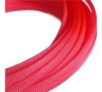 Guaina intrecciata in PET da 2 pezzi da 1 m, guaina flessibile for la raccolta dei cavi(Pink,25mm)