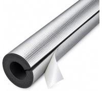 Guaina Isolante Per Tubi, Tubo In Schiuma Con Alluminio Autoadhesivo | Gomma Isolante Con Lamina In Alluminio, Protezione Antigelo Tubi Esterni, Striscia Autoadesiva(3" x 0.59" x 3')
