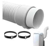Guaina isolante per tubo di condizionamento, protezione termica per condotti di condizionamento, rivestimento protettivo per tubo di scarico medio residenziale | per tubi diametro 5" e 5,9"