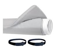 Guaina isolante portatile - 148 x 50 cm custodia DEE - protezione per le istruzioni di ventilazione del condizionatore portatile - Adatto per tubi di scarico | Anti-perdita e risparmio energetico