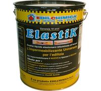 Guaina Liquida Bituminosa Nera ELASTIK 310ml 1,2 5 10 20 kg Supporto Antifessura