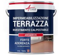 Guaina liquida calpestabile, Guaina per terrazzi calpestabile, impermeabilizzazione con ARCADECK - Tegola - ARCANE INDUSTRIES