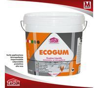 GUAINA LIQUIDA IMPERMEABILIZZANTE Carson Grigia Rossa Bianca Verde 22 KG Tetti