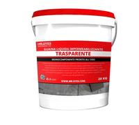 GUAINA LIQUIDA IMPERMEABILIZZANTE TRASPARENTE 1-6-20 KG. (6 KG)