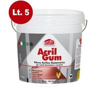 GUAINA LIQUIDA RIVESTIMENTO ESTERNO TERRAZZA IMPERMEABILIZZANTE BIANCA 5 LT