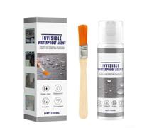 Guaina Liquida Spray per trasparente per Tetti e Grondaie Guaina(C) | Formula per trasparente, non ingiallisce, aderisce a cemento e , flessibile dopo l'asciugatura, uso interno ed esterno