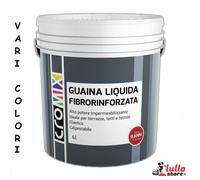 Guaina Membrana Liquida Impermeabilizzante Fibro. da Esterno 4/14 Lt CROMIX