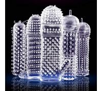 Guaina Migliorare Preservativo Prolunga Silicone Donn Allungamento p n per uomo C ck R ng Allunga Extender An llo l Realistico Ingrossamento Stimolatore