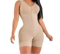 Guaina Modellante Post-operatoria per Donne, ad Alta Compressione, Snellente, con Cerniera, per Pancia Piatta e Glutei sollevati