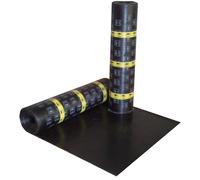 Guaina Nera Bituminosa 4mm -5° rotolo da 10 mq impermeabilizzante tetto