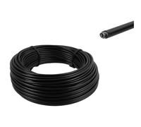 Guaina nera per trasmissione cavi diametro 4,5 mm.