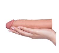 Guaina pene realistica aumento delle dimensioni fallica uomo sex toys