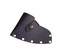 Guaina per ascia in pelle marrone per accetta, custodia protettiva a lunga durata, robusta, artigianale, per campeggio, escursionismo, bushcraft, 10,5 cm (grande)