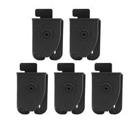 Guaina per attrezzi in ABS, clip per cintura per pinze/forbici/torce pieghevoli, supporto multiuso sicuro per esterni, emergenza/escursionismo, design compatto e leggero, 5 pezzi