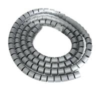 Guaina per cavi a spirale, 1 metro 2 metri 8 mm a 25 Manicotto di gestione delle spirali filo, avvolgicavo for organizzatore cavi Tubo flessibile protezione Copertura for tubi(Grey,15mm 2 meter)