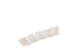 Guaina per cavi a spirale, Manicotto flessibile a spirale da 2 metri, 8 mm-40 mm, organizzatore di linee, tubo, protezione for avvolgimento cavi, for tubi(White,ID 28mm)