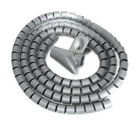 Guaina per cavi a spirale, Tubo avvolgicavo a spirale con diametro interno da 8 mm a 25, manicotti for riporre i cavi, organizzatore for, copertura for tubi(Grey,25mm 1meter)