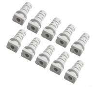 Guaina per cavi divisa bianca, 3 m, colore: bianco (3,5 mm - bianco) | Il serracavo da 3,5 mm, impedisce la piegatura del filo, gomma, finitura nera, sicurezza per utensili elettrici