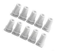 Guaina per cavi divisa bianca, 3 m, colore: bianco, 4 mm | Il serracavo da 3,5 mm, impedisce la piegatura del filo, gomma, finitura nera, sicurezza per utensili elettrici