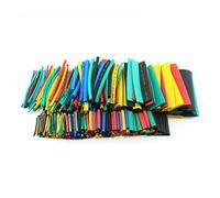 Guaina per Cavi Elettrici Flessibile,Cable Managem 580pcs Scatola Impermeabile Restringimento Termico Tubo Termorestringente Kit Metallico Manica Cavo Connessione 560pcs(580pcs with BOX)