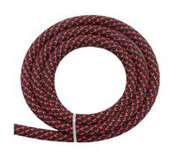 Guaina per cavi in treccia nero-rossa ad alta densità isolata guaina avvolgicavo (12 mm _ 1 metro)