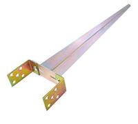 Guaina per pali U 40-160mm x 750mm, supporto per pali di recinzione