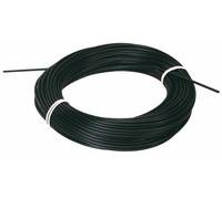 Guaina plastificata nera ø 6mm lunghezza di 30 metri