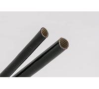 Guaina protezione tubi vano motore Auto. Resistenza calore raggi UV olio benzina, Colore NERO, diametro disponibile da 1 mm a 25 mm, venduto al metro … (ID 6 mm)