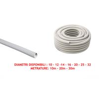 GUAINA SPIRALATA GRIGIA GEWISS VARIE MISURE DIAMETRO 12 14 16 20 25 32