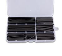 Guaina Termorestringente 150 Pezzi Involucro Cavo Filo RC Rapporto di Restringimento 2: 1 Nero