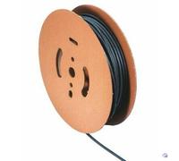 Guaina termorestringente 25,4 mm colore nero BOBINA 30 metri TERMORETRAIBILE 2:1