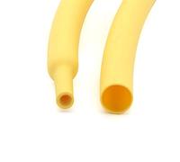 Guaina termorestringente, 2M, doppia parete 1,6/2,4/3,2/4,8/6,4/7,9/9,5/12,7 mm, colla spessa, 3:1, pellicola rivestita di adesivo(Yellow,9.5mm x 1meters)