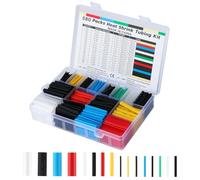 Guaina Termorestringente, 580 Pcs Guaina per Cavi Elettrici, Per la Connessione, Protezione dalla Ruggine, Resistenza all'Acqua e Isolamento dei Cavi in Ambito Domestico o Industriale