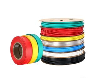 Guaina termorestringente a doppia parete 2:1 per filo di protezione, impermeabile, con rivestimento fusibile, per collegamenti elettrici e giunti (5 mm, rosso)