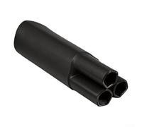 Guaina termorestringente da 1 kV, testa terminale nera da 15,5 mm, guarnizione isolante impermeabile, rapporto di restringimento rapido 2:1, poliolefina reticolata, per uso elettrico industriale (3.4)