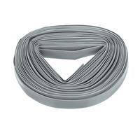 Guaina termorestringente, diametro interno 1/24", lunghezza 75,9 m, rapporto 2:1, poliolefina, guaina termorestringente per isolamento dei cavi elettrici, gestione dei cavi, nero