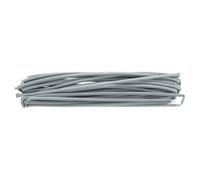 Guaina termorestringente, diametro interno 1/24", lunghezza 75,9 m, rapporto 2:1, poliolefina, guaina termorestringente per isolamento dei cavi elettrici, gestione dei cavi, nero