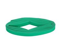 Guaina termorestringente, diametro interno 1/24", lunghezza 75,9 m, rapporto 2:1, poliolefina, guaina termorestringente per isolamento dei cavi elettrici, gestione dei cavi, nero