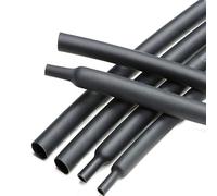 Guaina termorestringente in PE Rapporto di restringimento 2:1 for incapsulamento di componenti 3 mm multicolore(Black)