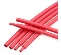 Guaina termorestringente in PE Rapporto di restringimento 2:1 for incapsulamento di componenti 3 mm multicolore(Red)