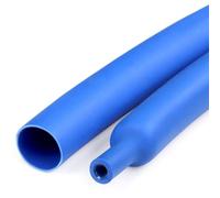 Guaina termorestringente in PE | Riparazione filo multicolore da 1 m 30 mm: giunto di saldatura, cavo, isolamento(Blu)