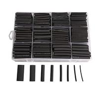 Guaina termorestringente, Isolamento cavi, 625 pezzi Kit guaina termorestringente Tubi termorestringenti Rapporto avvolgimento filo 2:1 Assortimento di guaine for cavi elettrici
